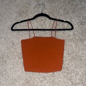 Rust Orange Women's Crop Top